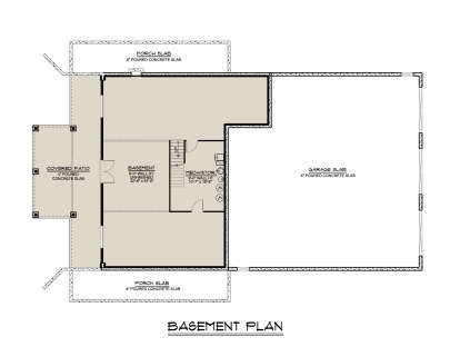 Basement for House Plan #5032-00231