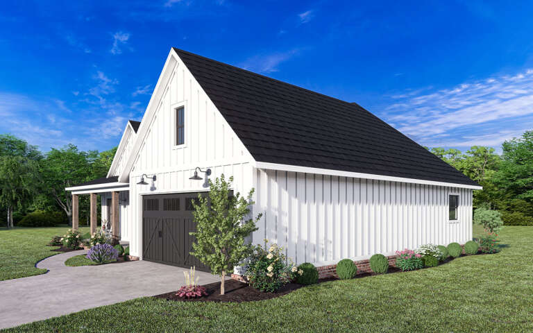 Modern Farmhouse Plan: 1,843 Square Feet, 4 Bedrooms, 2 Bathrooms ...