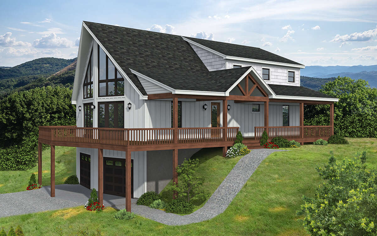 Mountain Plan: 2,595 Square Feet, 3 Bedrooms, 2 Bathrooms - 940-00756