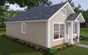 Cottage Plan: 788 Square Feet, 2 Bedrooms, 1 Bathroom - 4848-00373