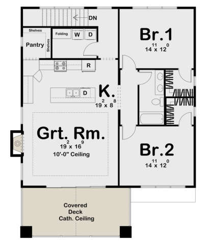 Main Floor for House Plan #963-00770