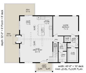 Mountain Plan: 1,773 Square Feet, 3 Bedrooms, 2.5 Bathrooms - 940-00762