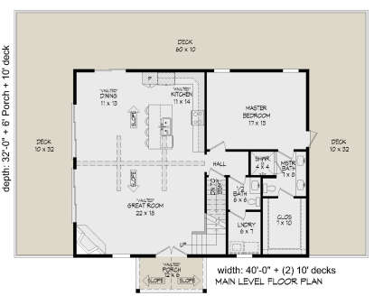 Main Floor  for House Plan #940-00766