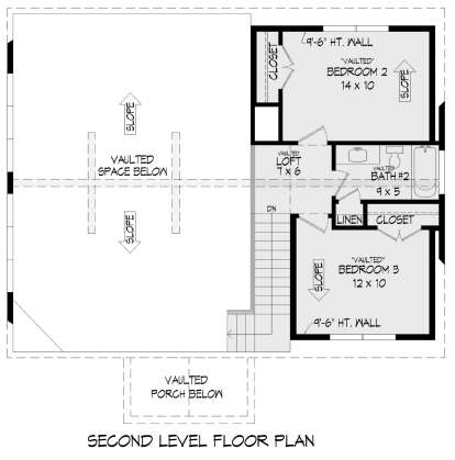 Second Floor for House Plan #940-00766