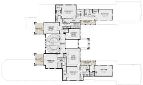 Mediterranean Plan: 8,409 Square Feet, 6 Bedrooms, 7.5 Bathrooms - 3978 ...