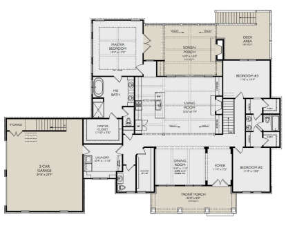 Main Floor  for House Plan #957-00105
