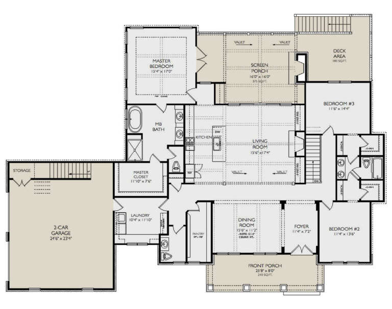 House Plan House Plan #29057 Drawing 1