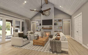 Modern Farmhouse Plan: 2,841 Square Feet, 4 Bedrooms, 3.5 Bathrooms ...