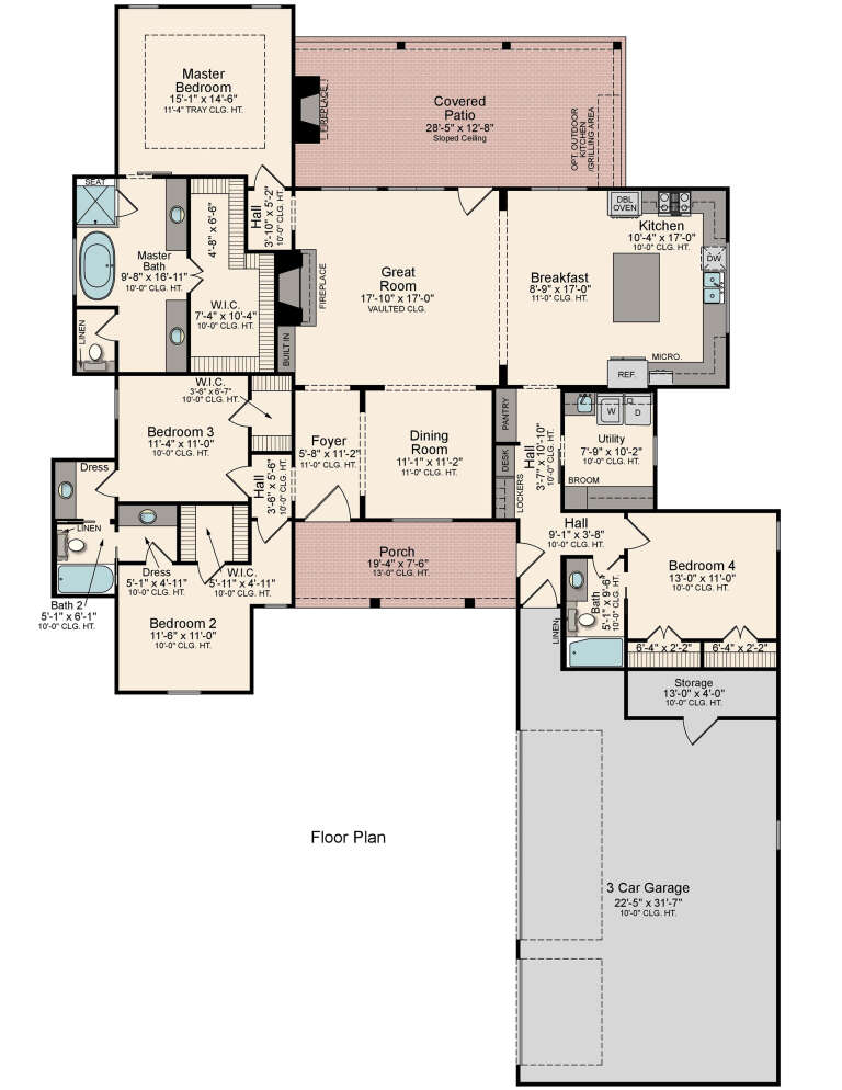 House Plan House Plan #29114 Drawing 1
