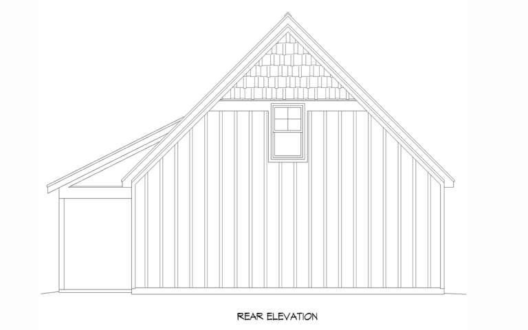 Country Plan: 662 Square Feet, 1 Bedroom - 940-00786