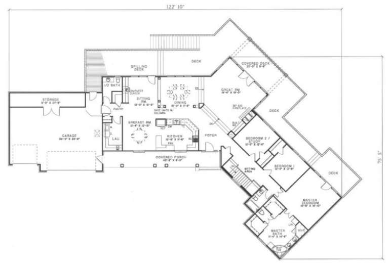 House Plan House Plan #2913 Drawing 1