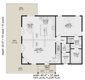 Mountain Plan: 1,793 Square Feet, 3 Bedrooms, 2.5 Bathrooms - 940-00791