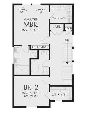 Cottage Plan: 1,271 Square Feet, 3 Bedrooms, 3 Bathrooms - 2559-00979