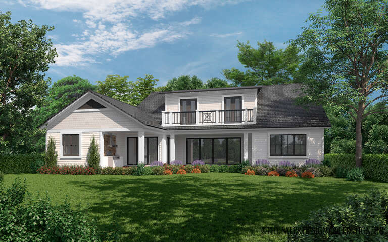 Modern Farmhouse Plan: 3,643 Square Feet, 4 Bedrooms, 4.5 Bathrooms ...