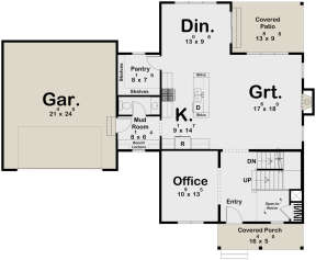 Modern Farmhouse Plan: 2,216 Square Feet, 3 Bedrooms, 2.5 Bathrooms ...