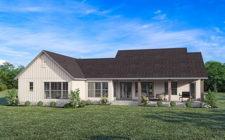 Modern Farmhouse Plan: 2,195 Square Feet, 3 Bedrooms, 2.5 Bathrooms ...