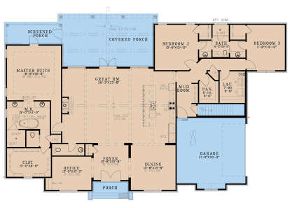 Main Floor  for House Plan #8318-00349