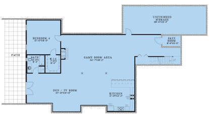 Basement for House Plan #8318-00349