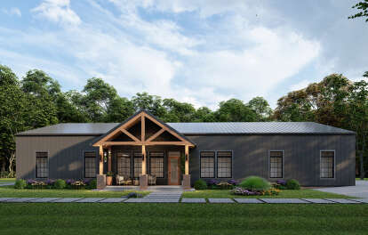 Barn House Plan #7568-00018 Elevation Photo