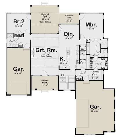 Main Floor  for House Plan #963-00794