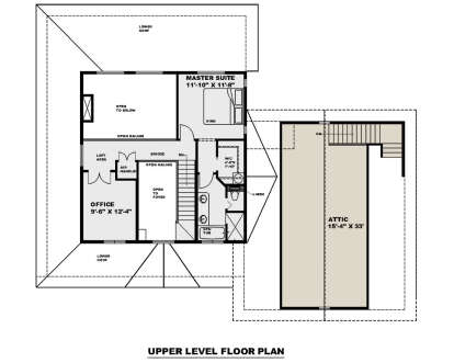 Second Floor for House Plan #039-00731