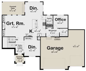 Modern Farmhouse Plan: 2,761 Square Feet, 4 Bedrooms, 3.5 Bathrooms ...