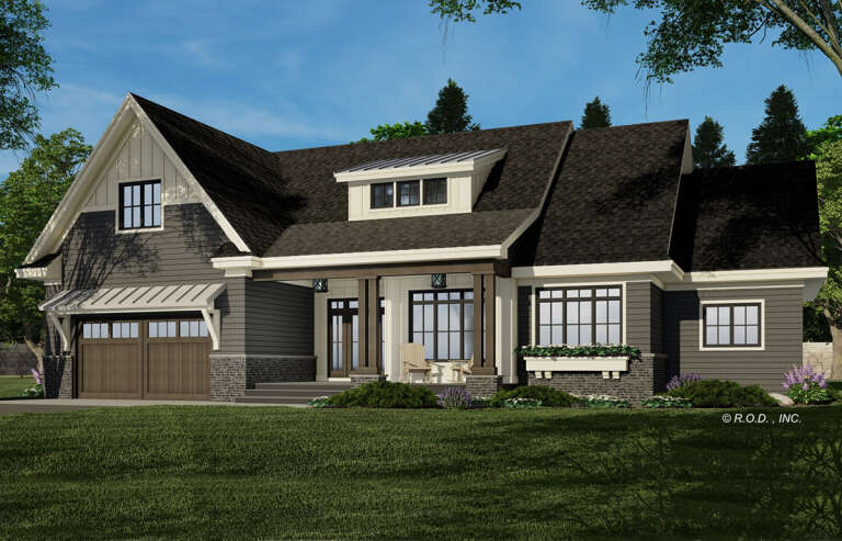 Modern Farmhouse Plan: 2,120 Square Feet, 3 Bedrooms, 2.5 Bathrooms ...