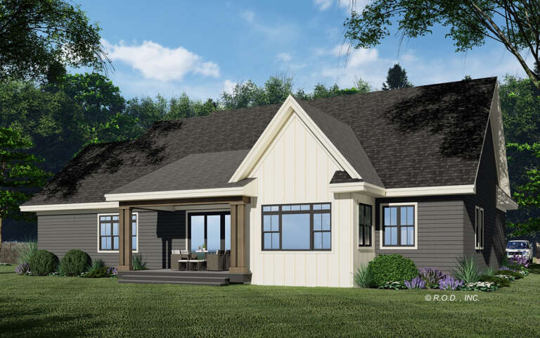 Modern Farmhouse Plan: 2,120 Square Feet, 3 Bedrooms, 2.5 Bathrooms ...