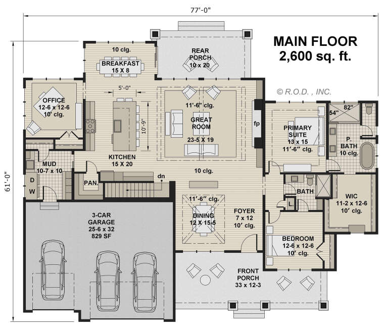 House Plan House Plan #29286 Drawing 1