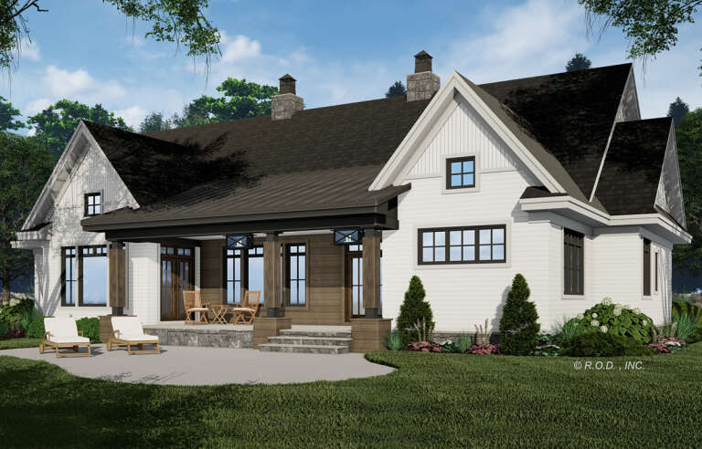 Modern Farmhouse Plan: 2,660 Square Feet, 3 Bedrooms, 2.5 Bathrooms ...