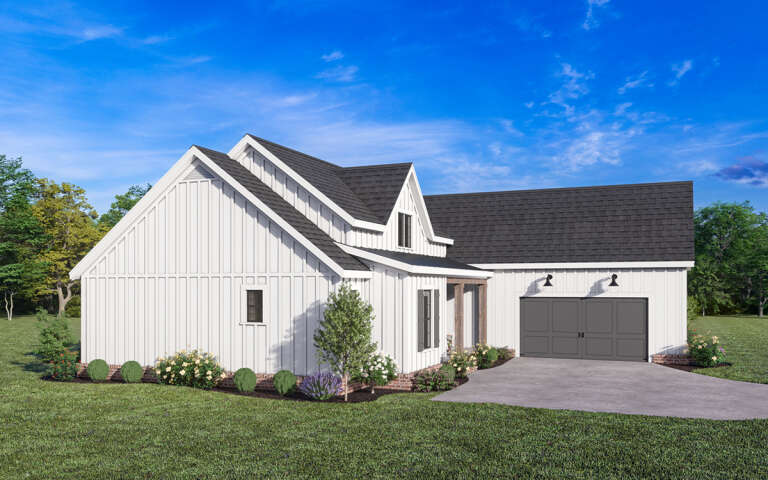 Modern Farmhouse Plan: 1,824 Square Feet, 3-4 Bedrooms, 2 Bathrooms ...