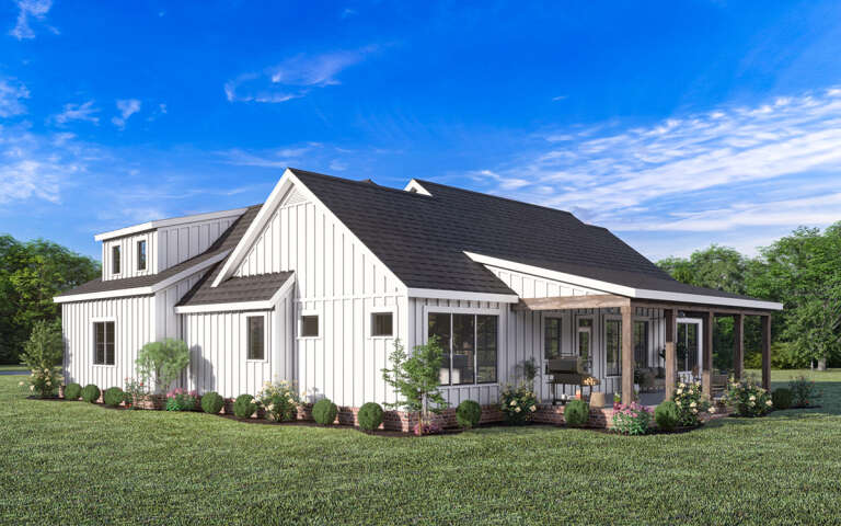 Modern Farmhouse Plan: 1,824 Square Feet, 3-4 Bedrooms, 2 Bathrooms ...