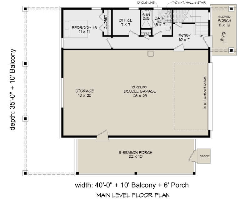 House Plan House Plan #29326 Drawing 1