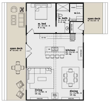 Main Floor  for House Plan #7174-00014