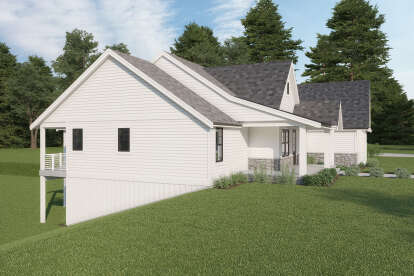 Modern Farmhouse House Plan #2464-00107 Elevation Photo