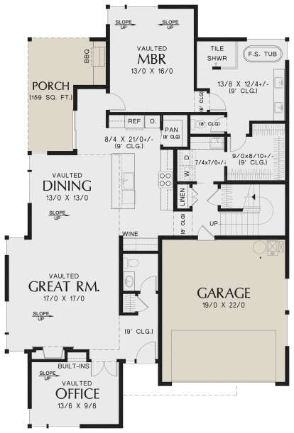Main Floor for House Plan #2559-00984