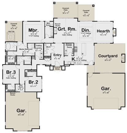 Main Floor  for House Plan #963-00805