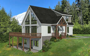 Mountain Plan: 1,842 Square Feet, 3-4 Bedrooms, 2.5 Bathrooms - 940-00843