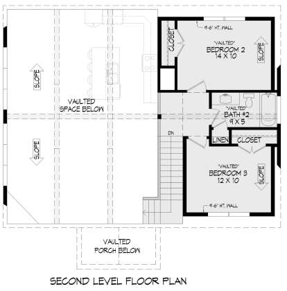 Second Floor for House Plan #940-00809