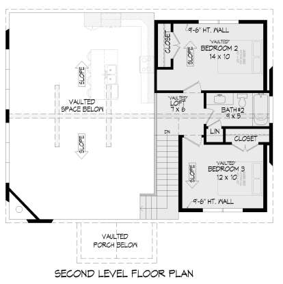 Second Floor for House Plan #940-00813