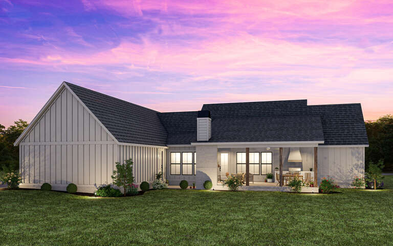 Modern Farmhouse Plan: 2,377 Square Feet, 4 Bedrooms, 2.5 Bathrooms ...