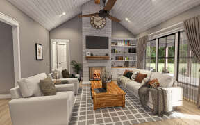 Modern Farmhouse Plan: 1,897 Square Feet, 4 Bedrooms, 2.5 Bathrooms ...