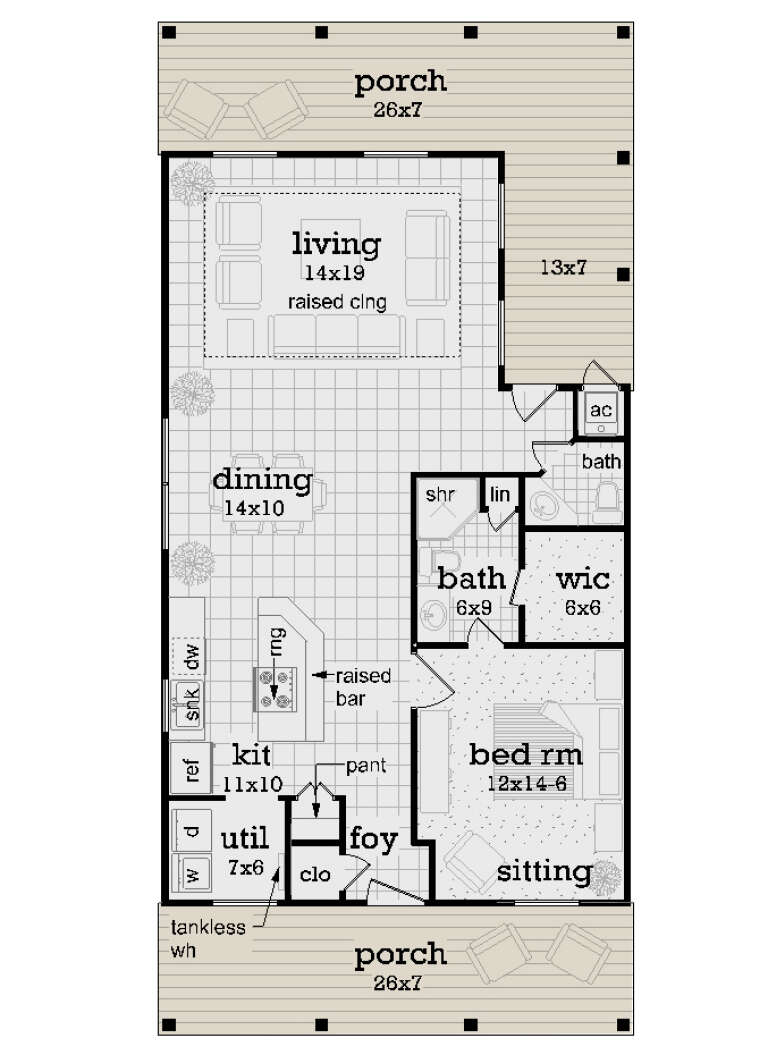 House Plan House Plan #29449 Drawing 1