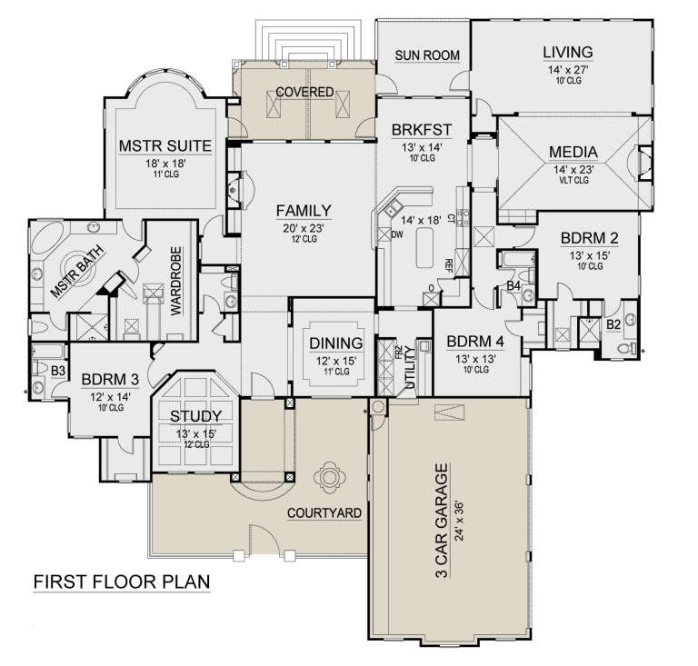 House Plan House Plan #29451 Drawing 1