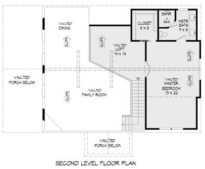 Second Floor for House Plan #940-00836
