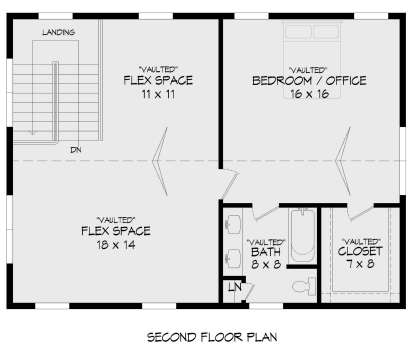 Second Floor for House Plan #940-00837