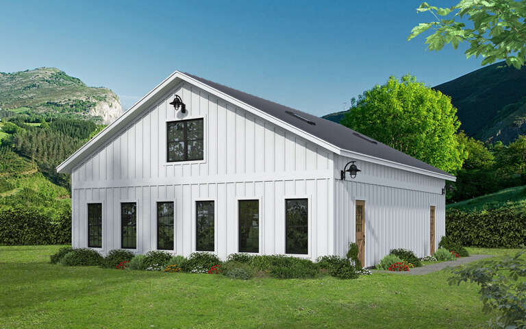 Barn Plan: 0 Square Feet, 0.5 Bathroom - 940-00838