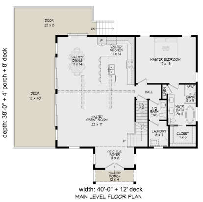 Main Floor  for House Plan #940-00843