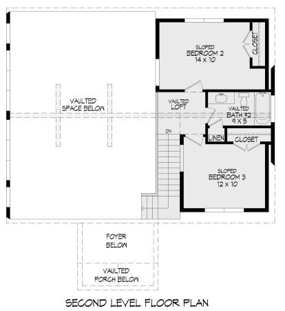 Second Floor for House Plan #940-00843