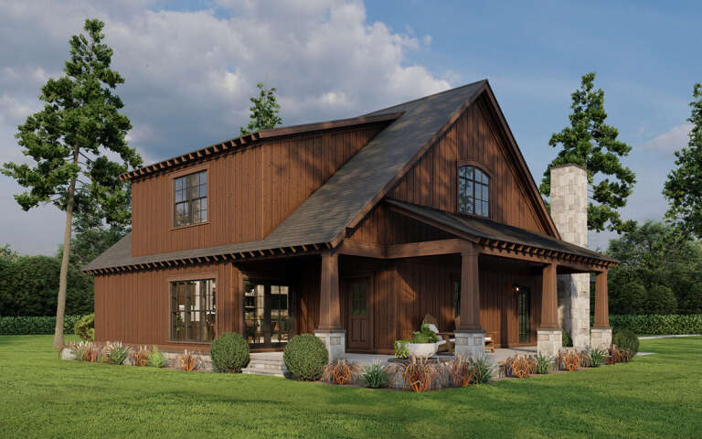 Craftsman Plan: 2,637 Square Feet, 3 Bedrooms, 2.5 Bathrooms - 8318-00354